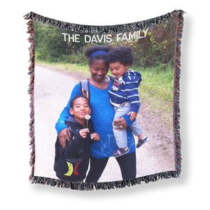 Personalized Woven Blanket